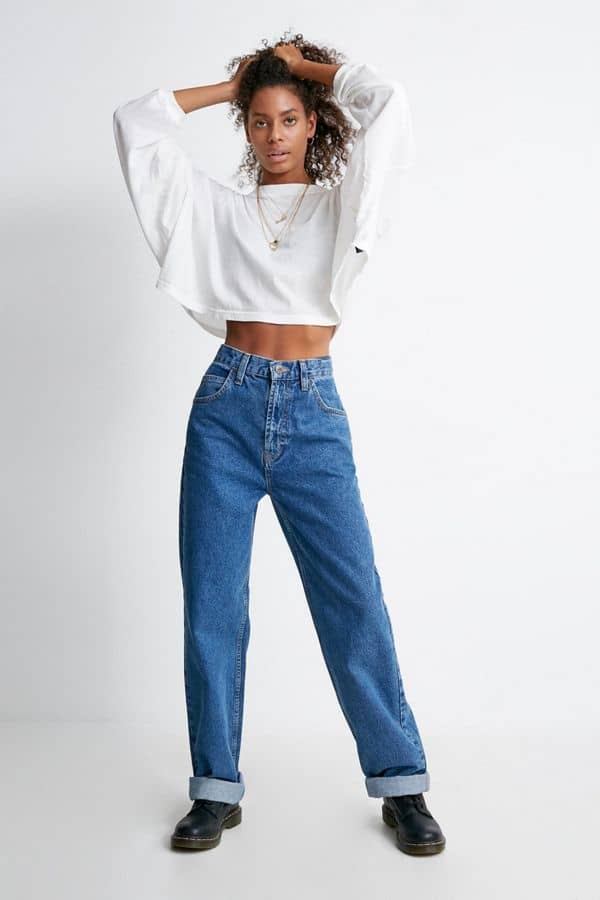 2023 Denim Trends This AntiSkinnyJeans Look Is So Easy Who What Wear