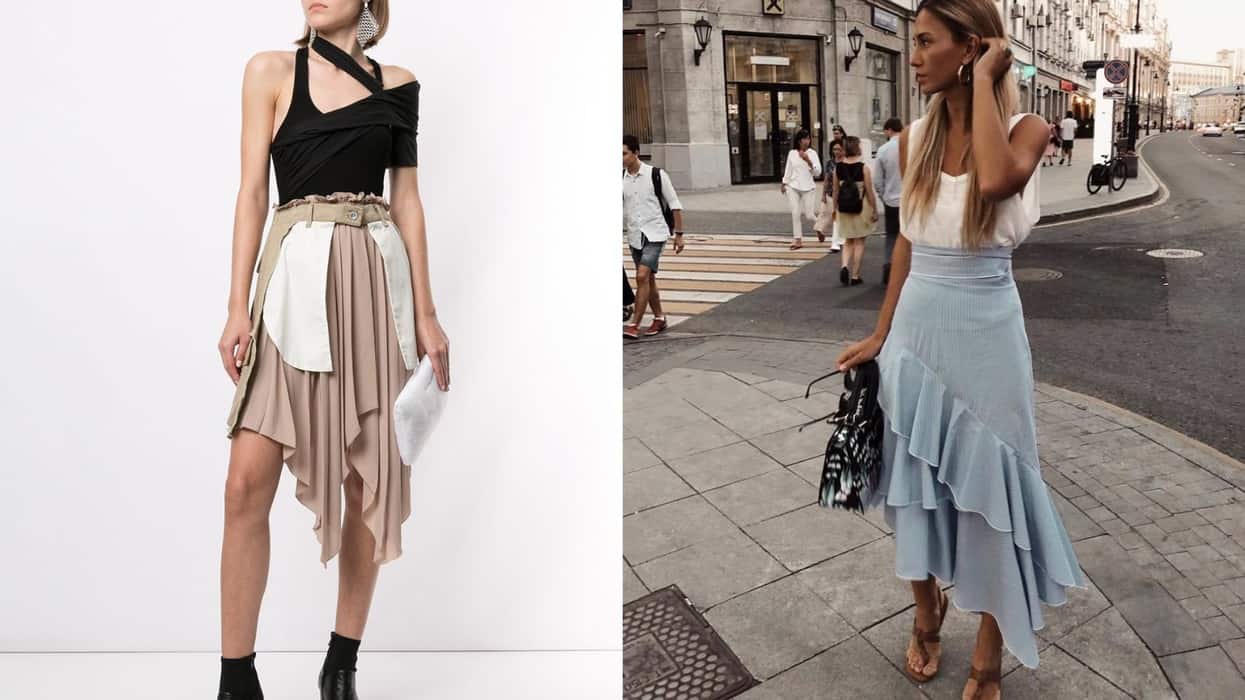 Asymmetrical Skirts for Summer 2022