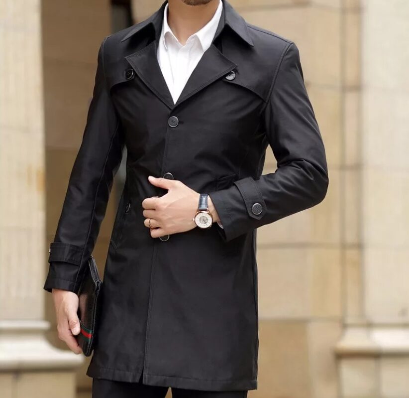 Coats for Men 2024: Colors and Fabrics black