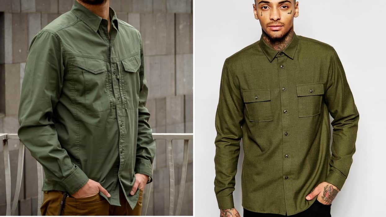  Men's Shirts 2022: Military-Style